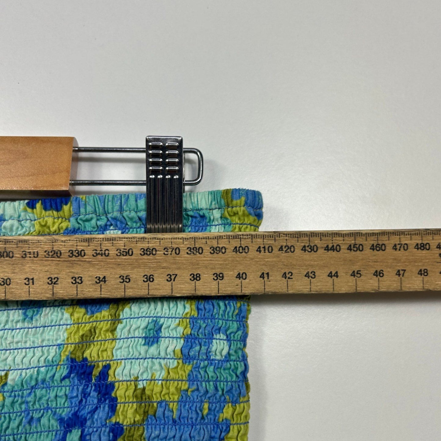 Sportsgirl Womens Blue Green Coton Floral Mini Skirt Size 16