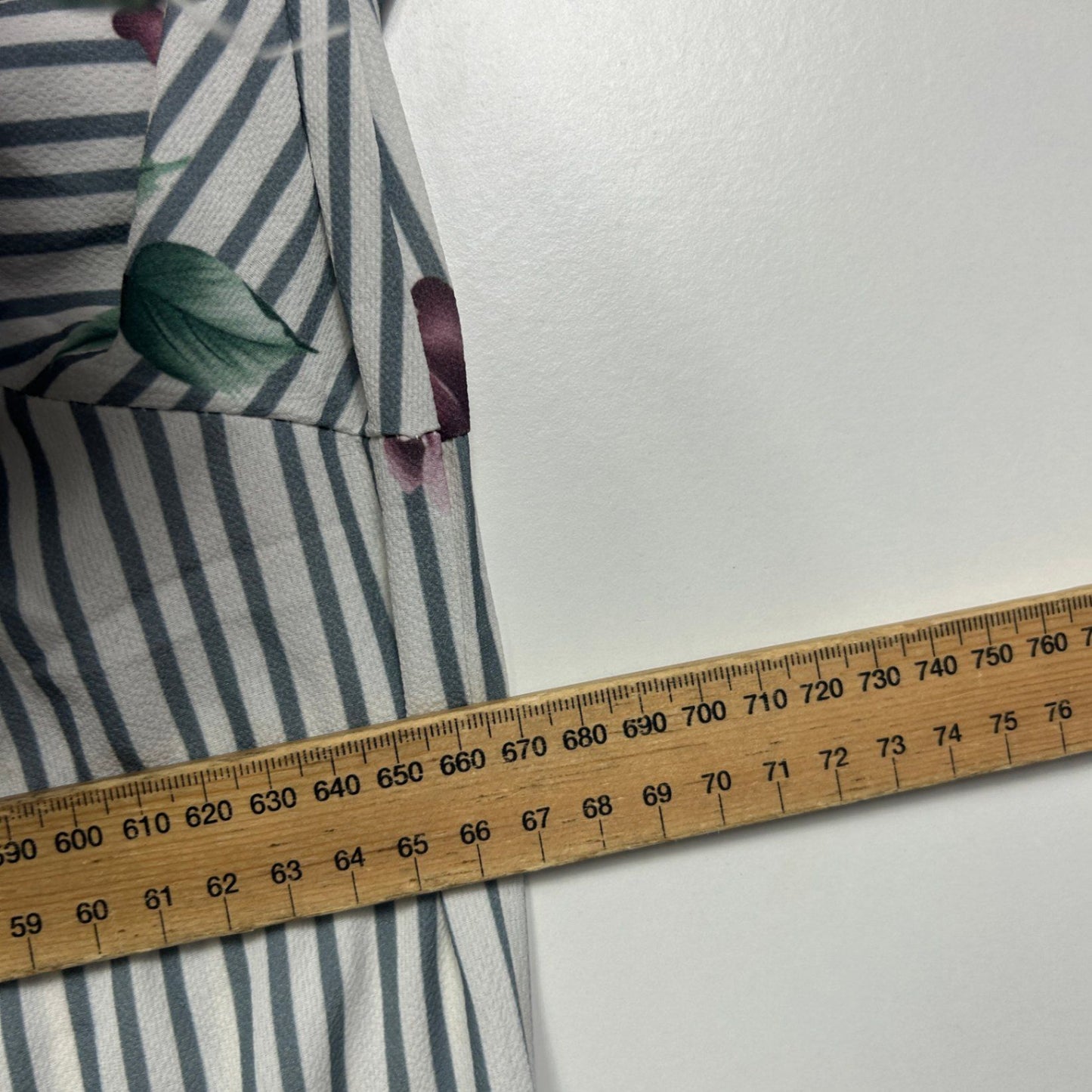 Tulips Womens Shift Striped 3/4 Sleeve Dress Size 18