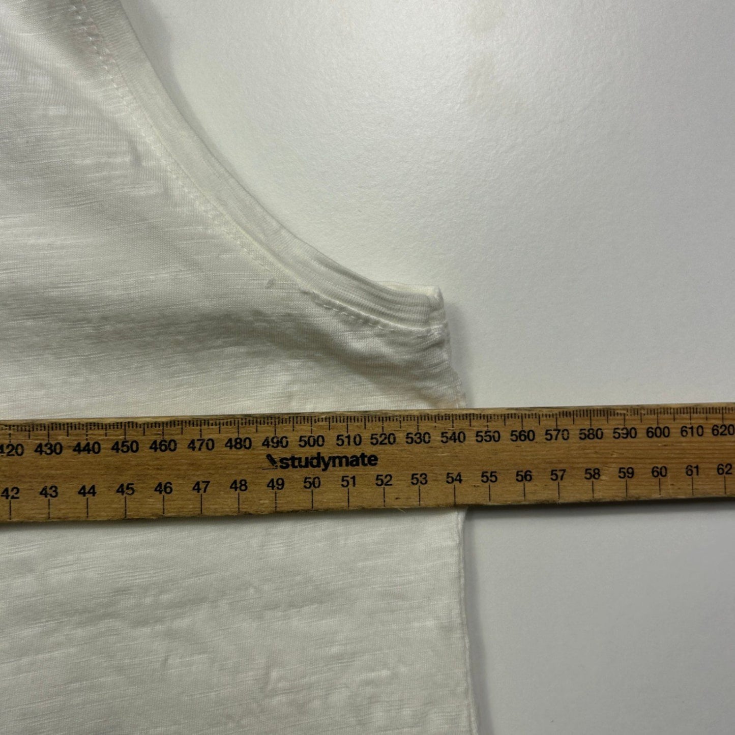 The Relaxed Tank White Sleeveless Top Size 20