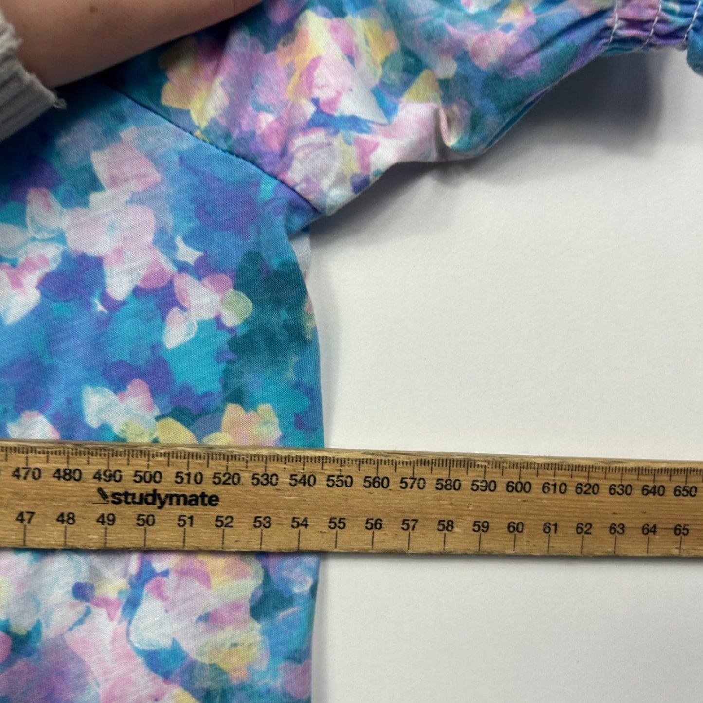 Suzanne Grae Blue Short Sleeve Top Size XL