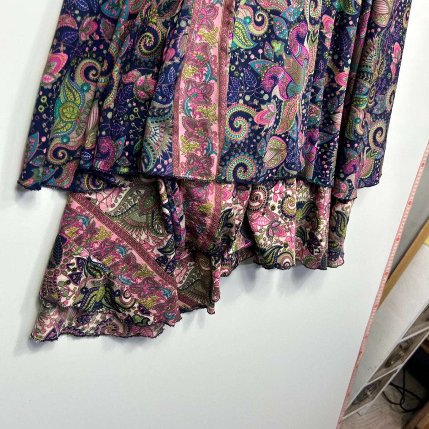 Tree Of Life Multicoloured Paisley Bohemian Wrap Skirt One Size