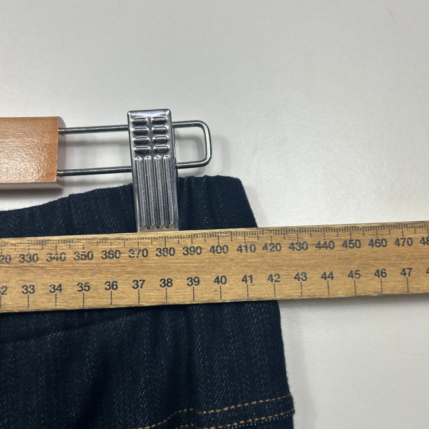 Moda Pull-on Elasticated Waist Blue Denim Jeggings Jeans Pants Size 18