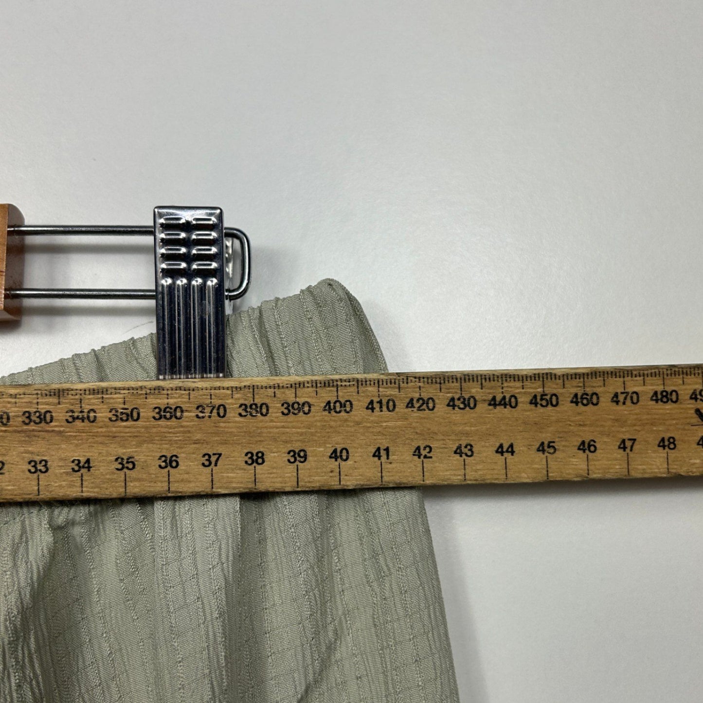 Shein Curve Womens Wide Leg Pants Sage Green Pull-on Size 1XL