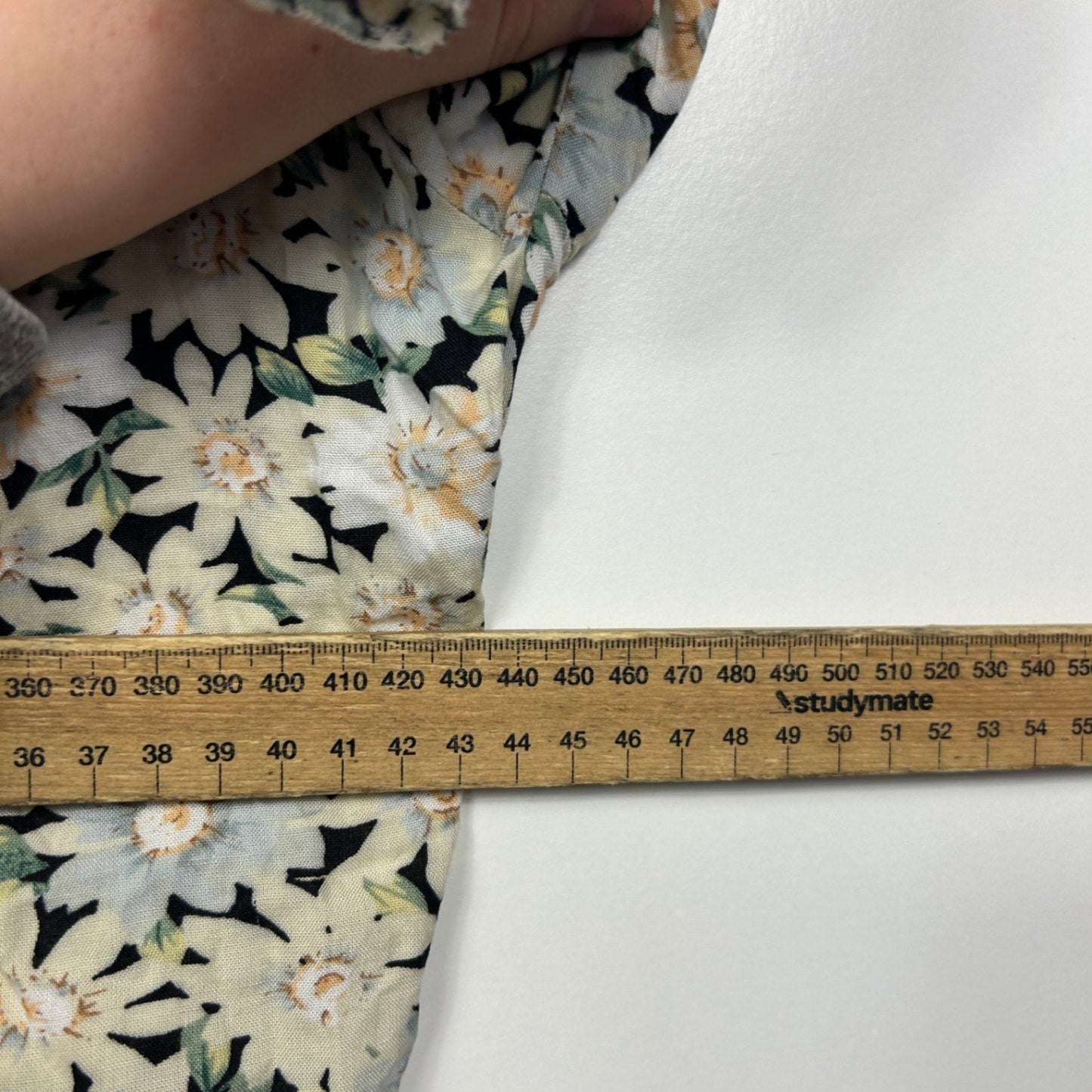 Tree Of Life 3/4 Sleeve Cropped Floral Kimono Top Blouse Size S/M