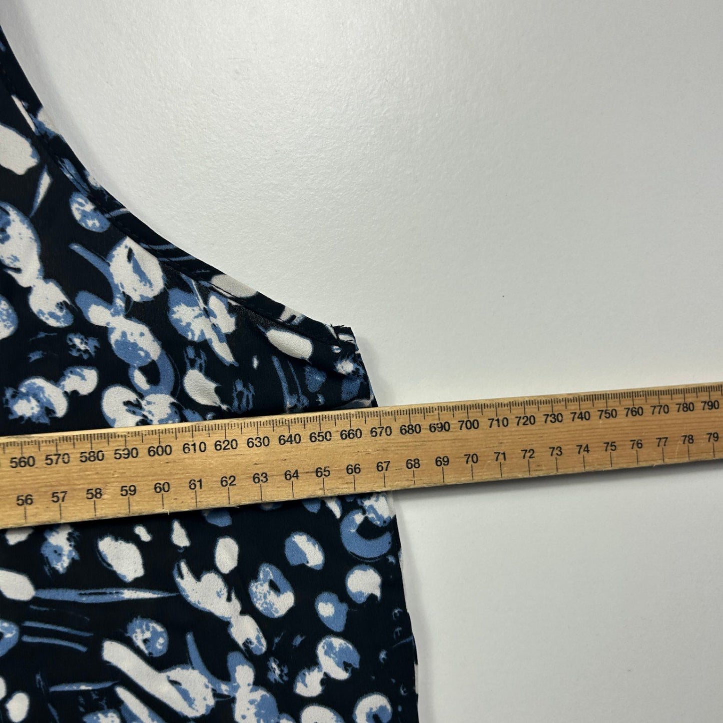 New Autograph Blue Sleeveless Tunic Top Blouse Size 22