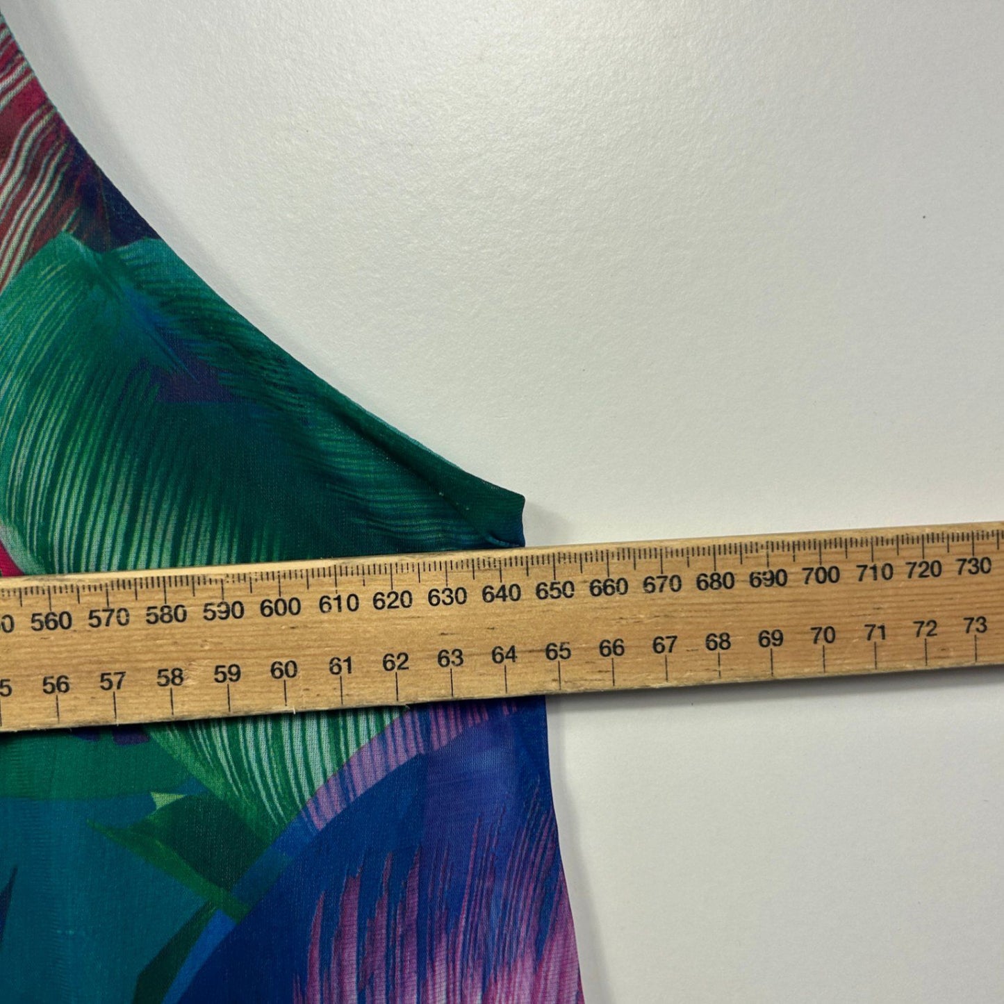 Millers Multicoloured Floral Sheer Overlay Tunic Top Size 22