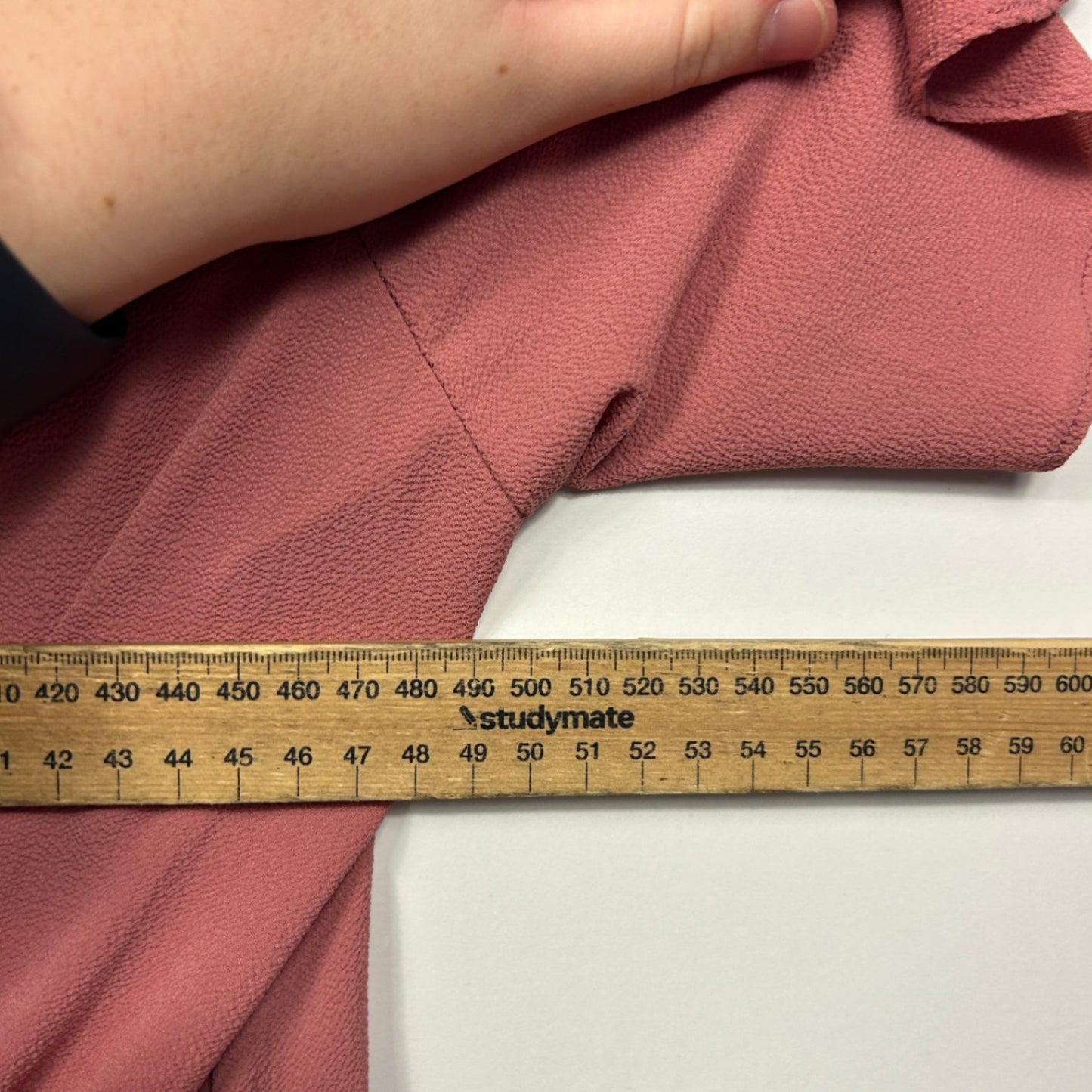 City Chic Womens Pink Short Sleeve Hi Low Hem Tunic Top Size 16 Small Plus