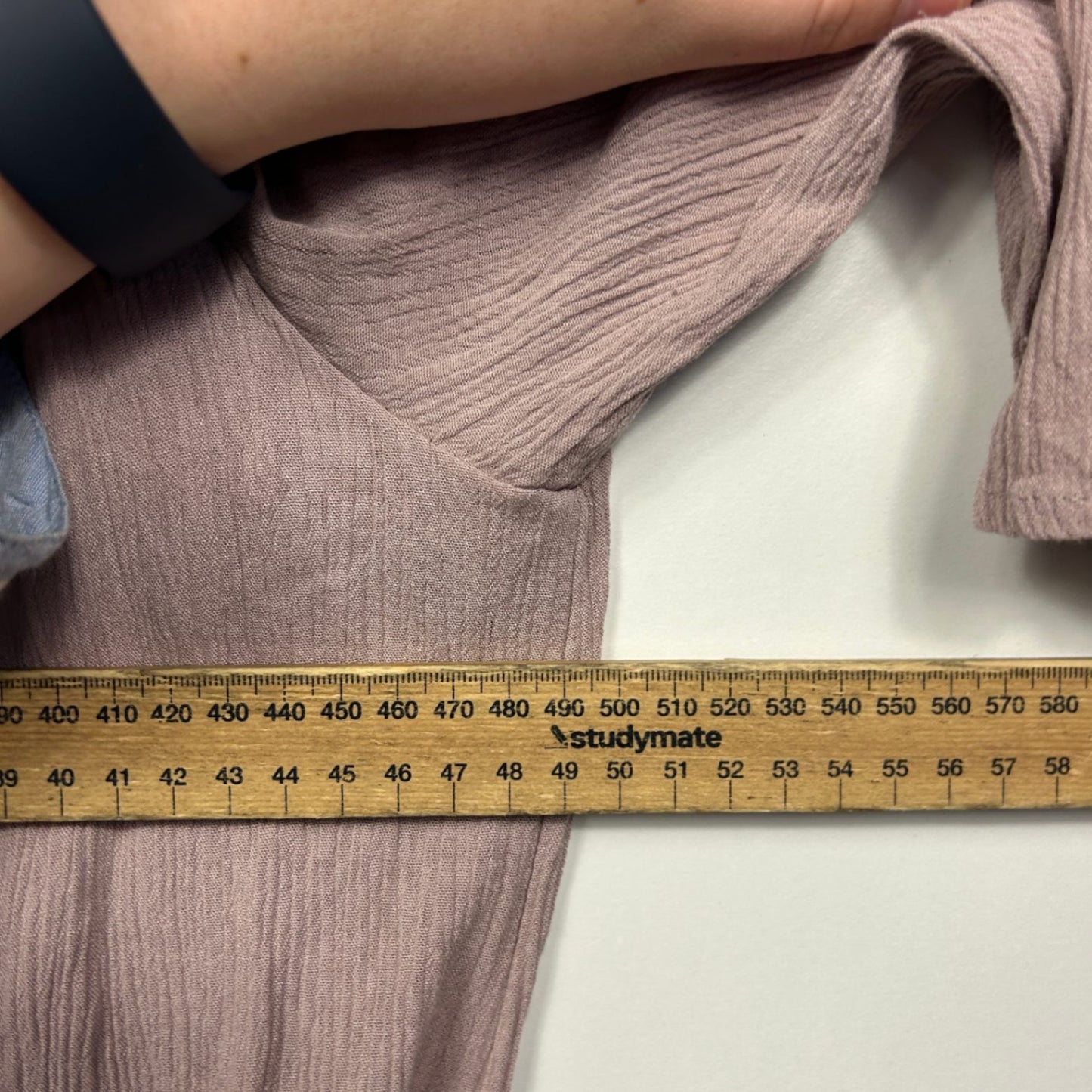 City Chic 3/4 Sleeve Scoop Neck Peasant Blouse Size 16 Small Plus