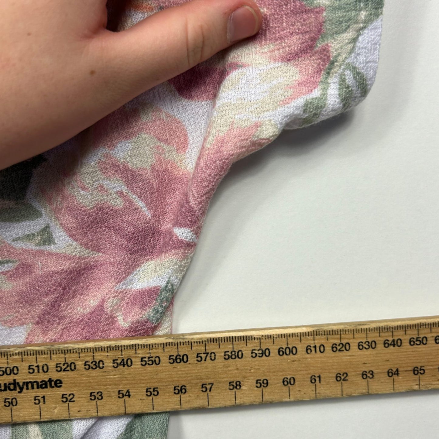 Katies Short Sleeve Multicoloured Floral Top Size XL