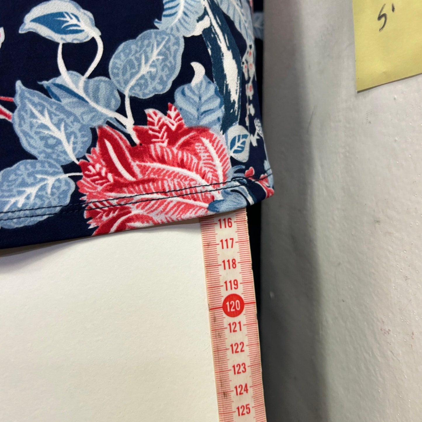 W Lane Blue Floral Sleeveless Midi Length Dress Size 2XL