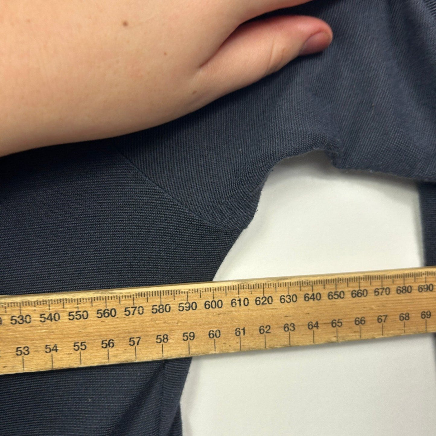 Laura Ashley Womens Navy Blue Viscose Blend Henley Blouse Top Size XL