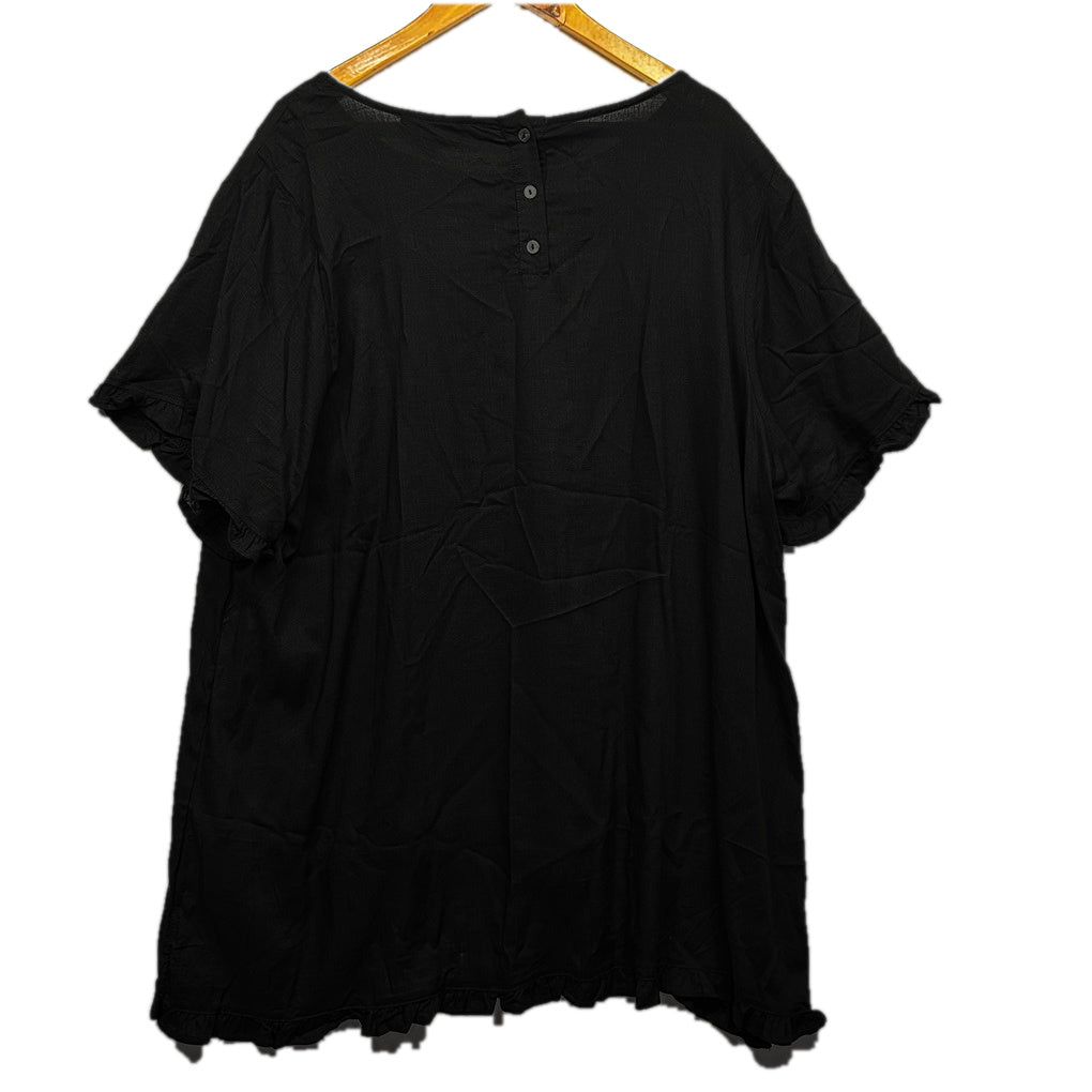 Autograph Black Linen Hi Low Top - Size 24