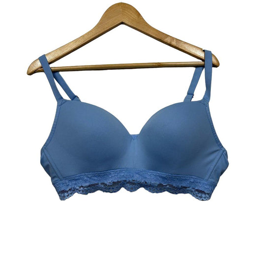 City Chic Blue Lace Bra - Size 18C