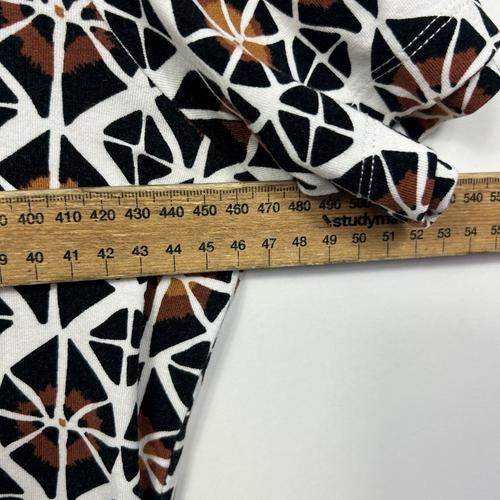 Sportscraft Geometric Print Top - Size 14