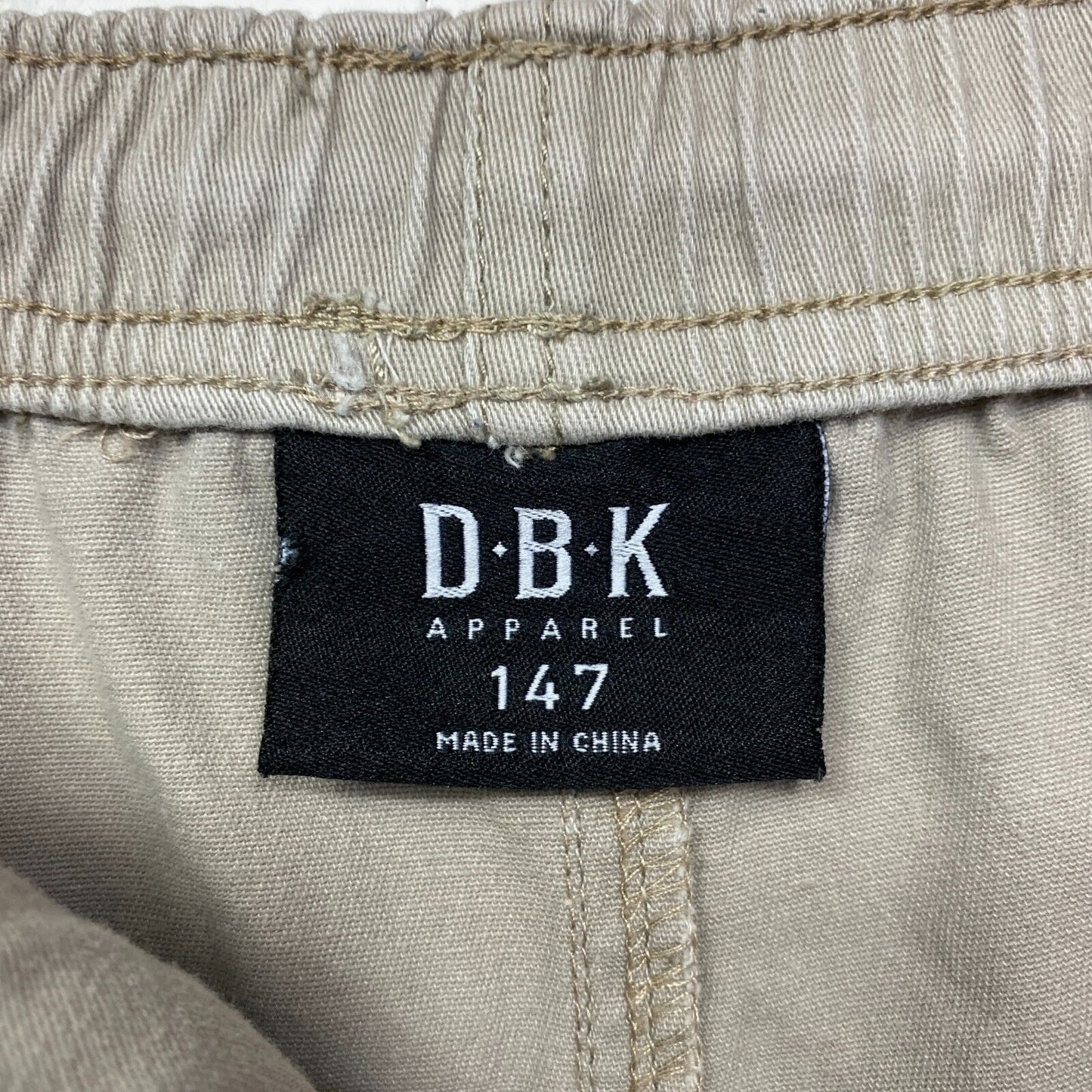 DBK Apparel Shorts Size 147 Plus Cargo Bermuda Pockets Cotton Blend