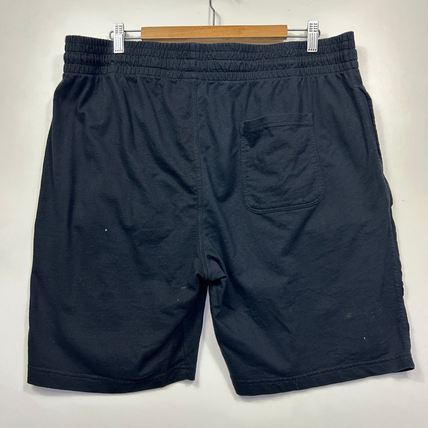 Navy shorts back view