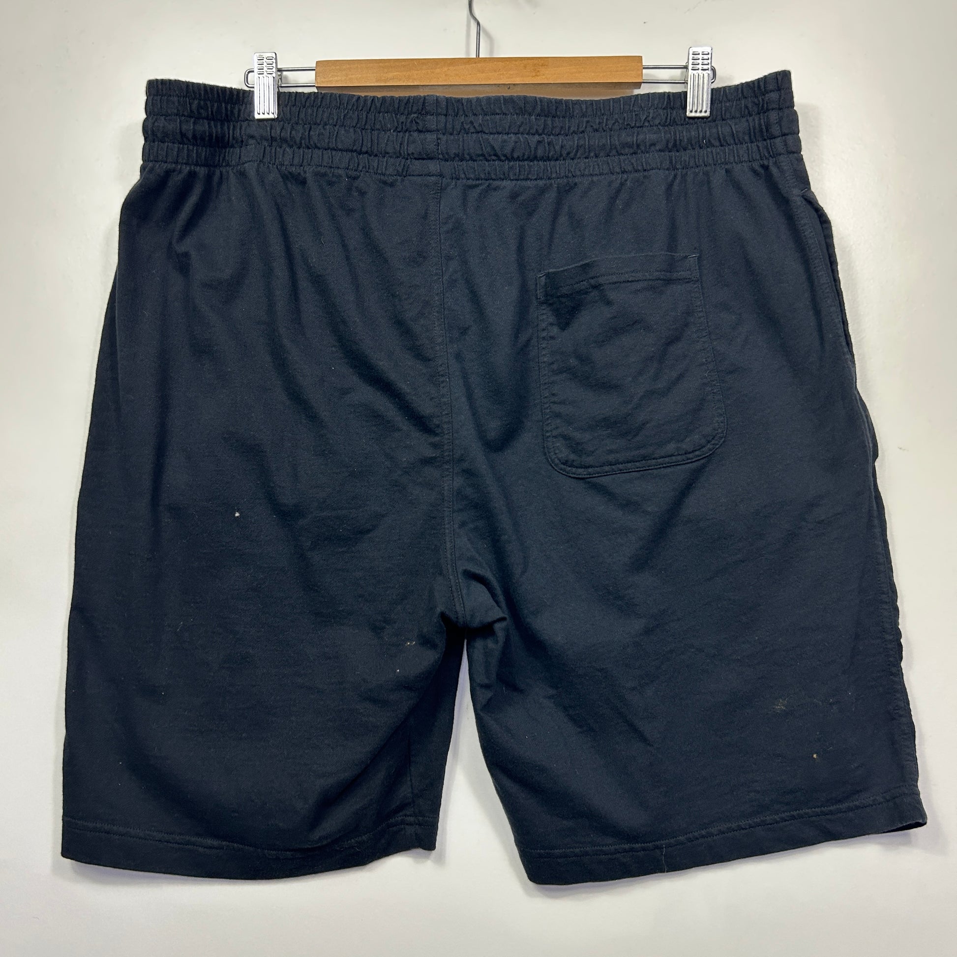 Navy shorts back view