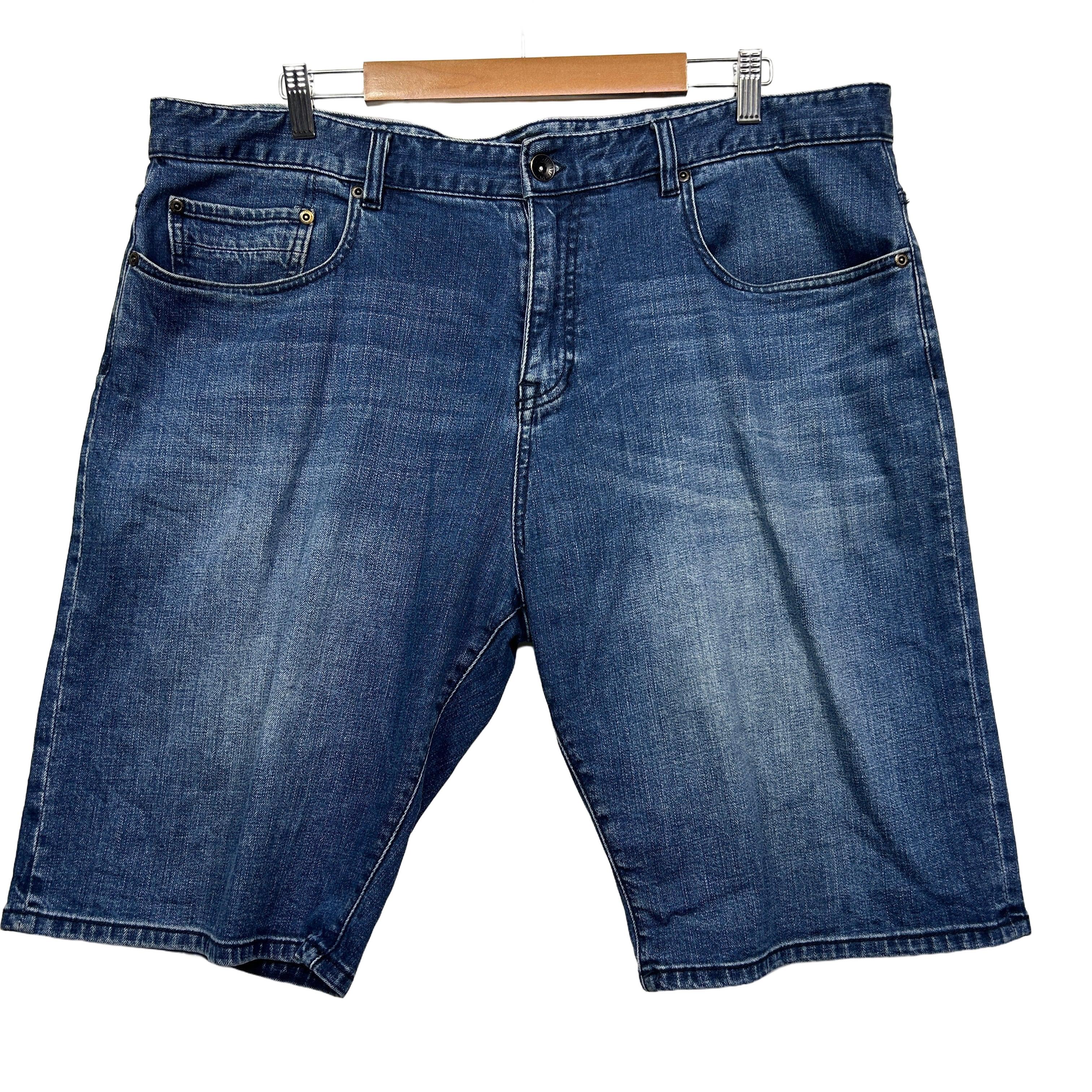 JAG Blue Cotton Denim Shorts - Size 40