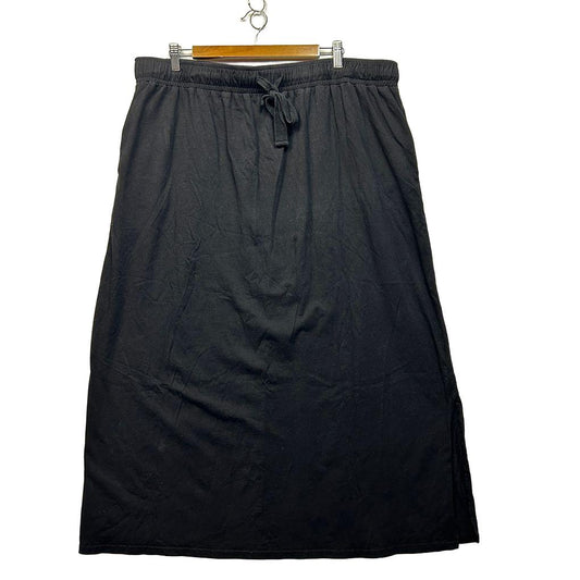 17 Sundays Black Cotton Skirt - Size 24