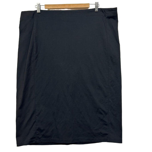 Black skirt front view