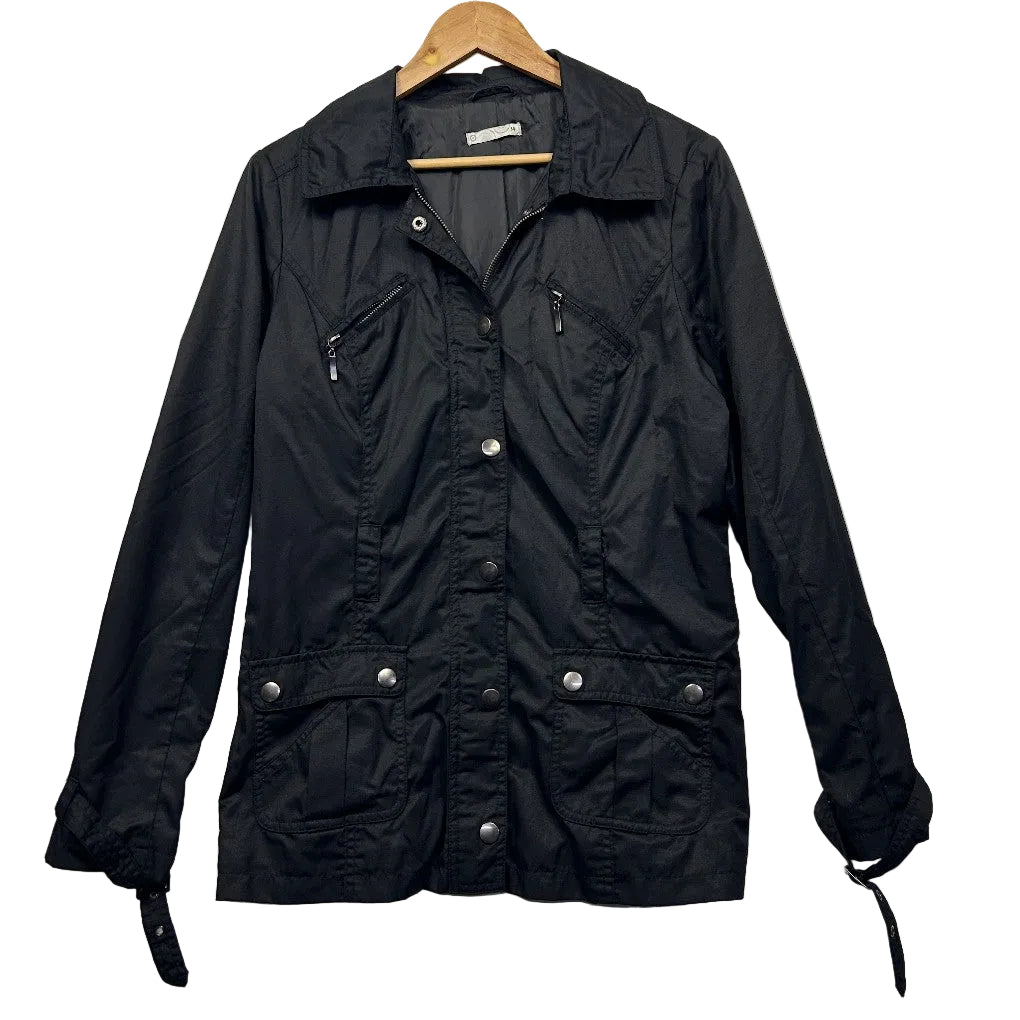 Black jacket front view
