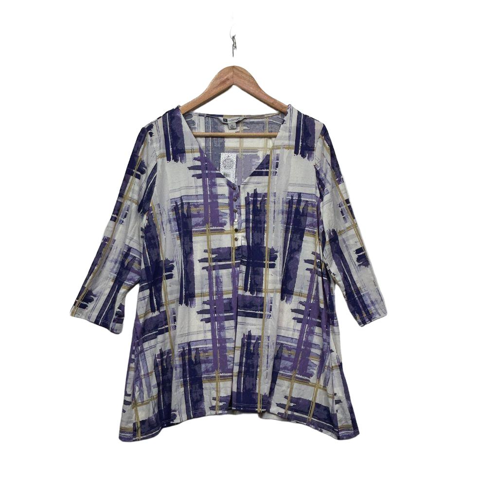 Rockmans Purple Top - Size XL