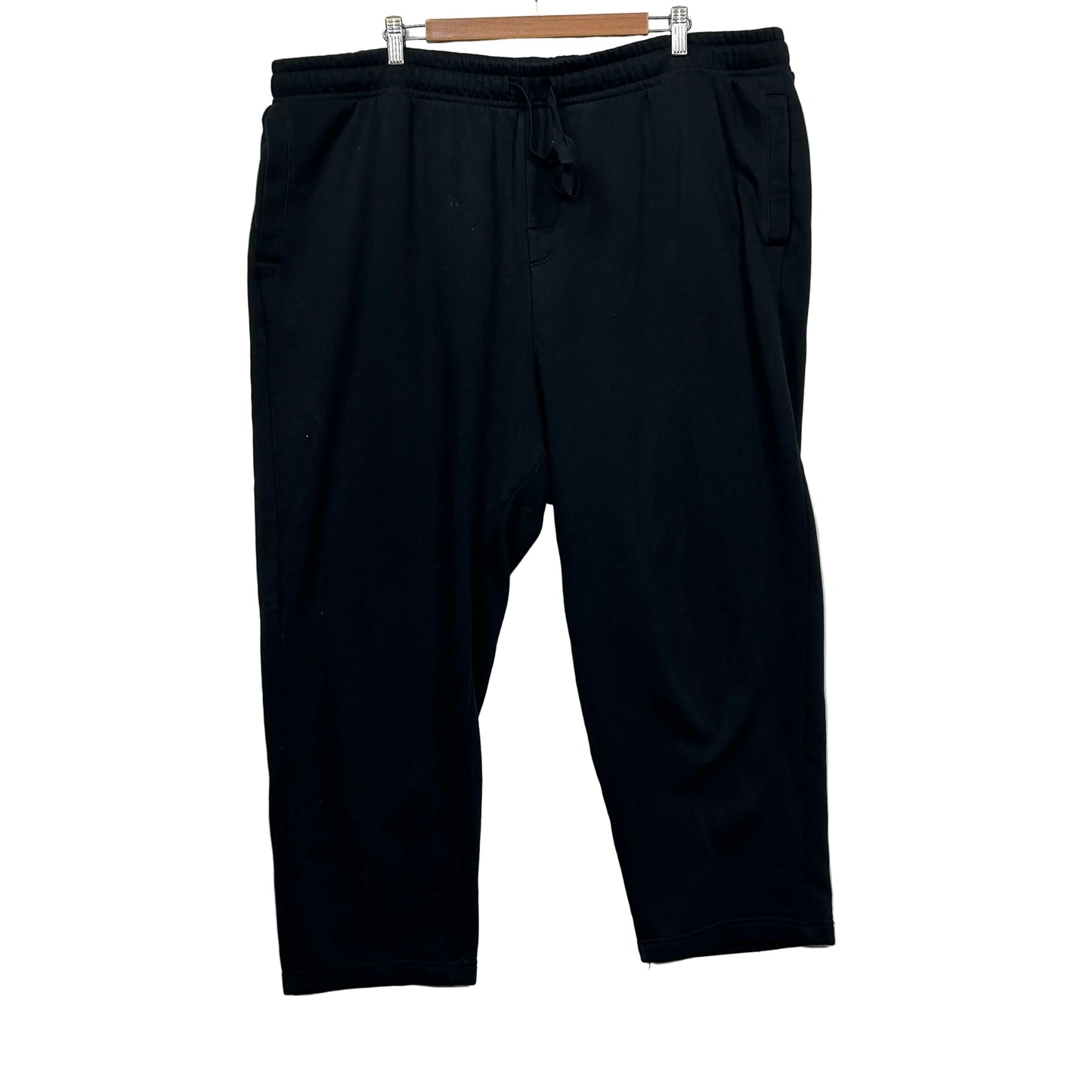 Black jogger pants front view