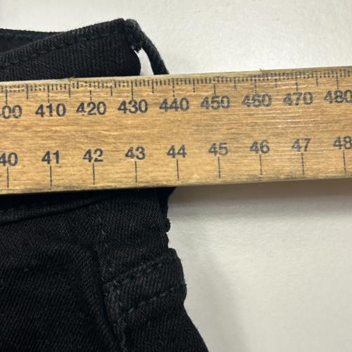 Target Black Cuffed Denim Shorts - Size 16