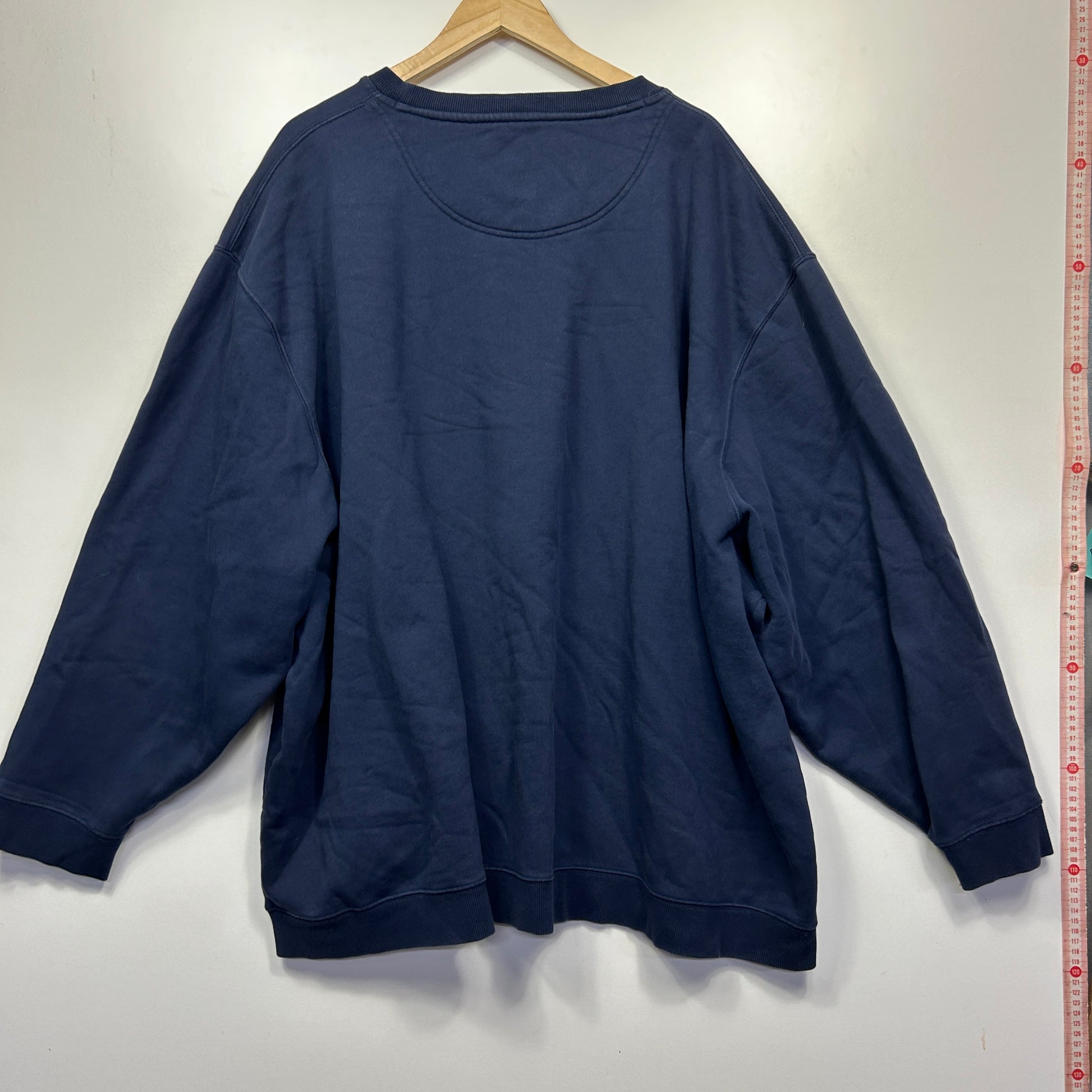 Navy blue sweatshirt front view