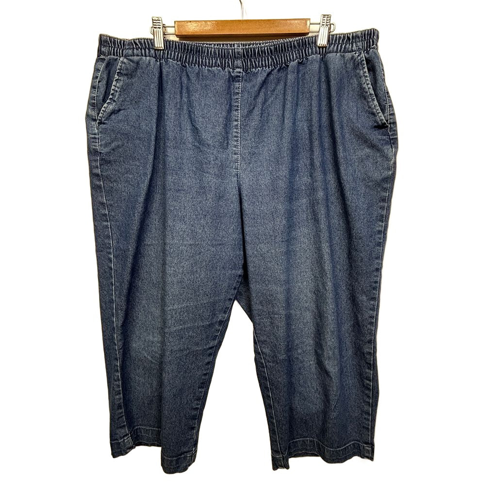 Millers Denim Cropped Pants - Size 22
