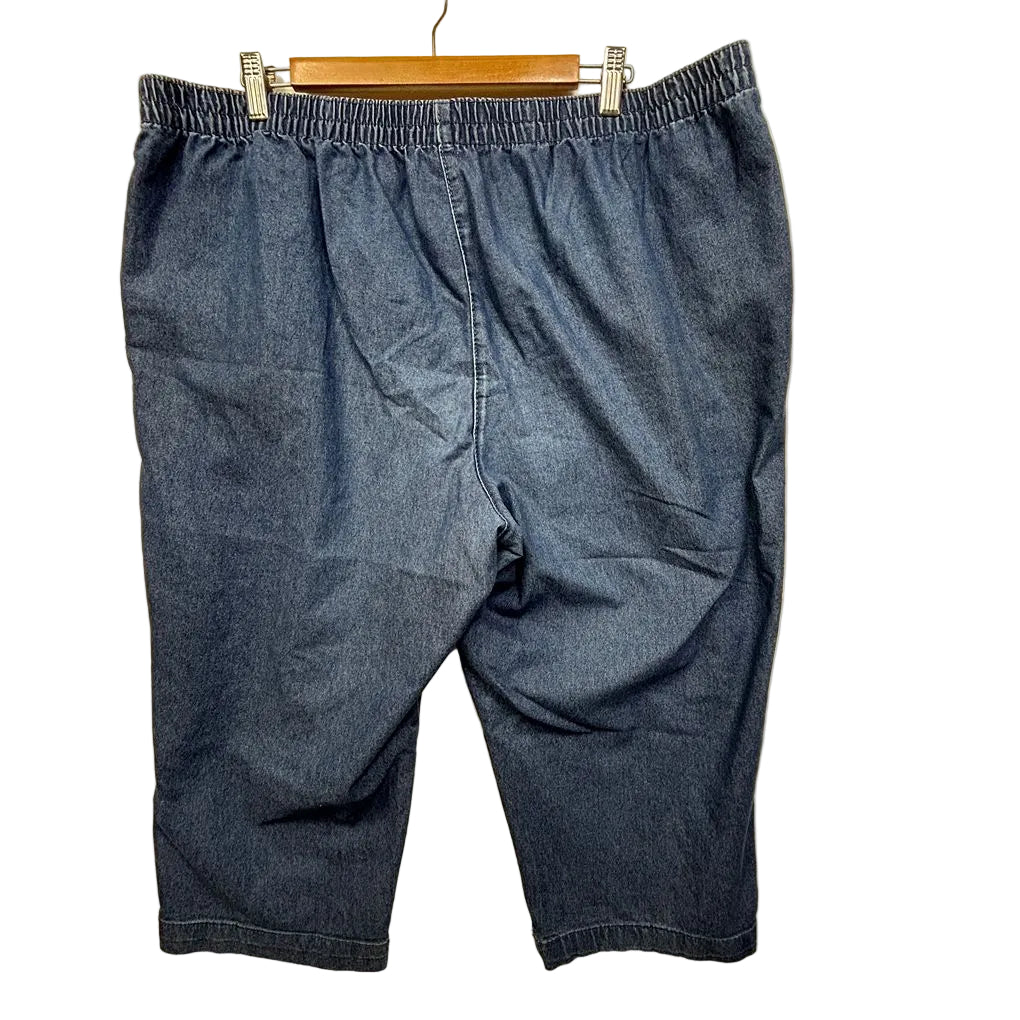 Millers Denim Cropped Pants - Size 22