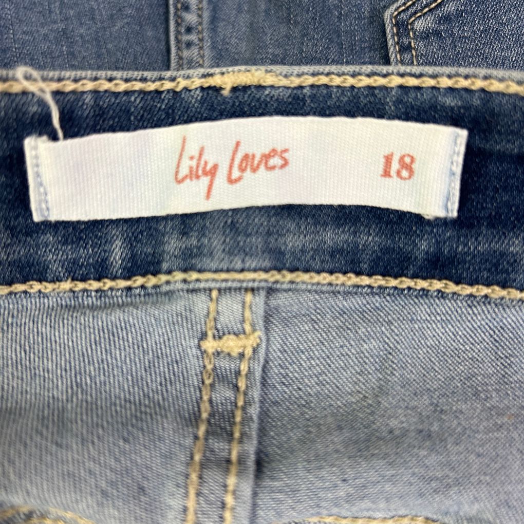 Lily Loves Blue Denim Jeans - Size 18