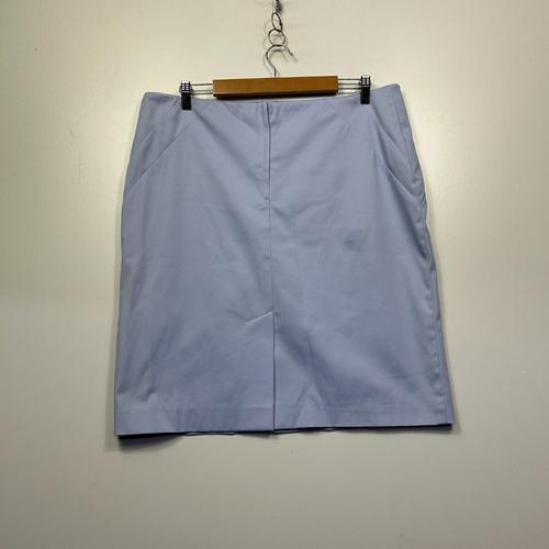 Rockmans Light Blue A-Line Skirt - Size 18
