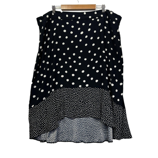 Autograph Black Polka Dot Top - Size 24