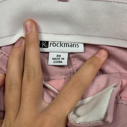 Rockmans Pink Chino Shorts - Size 20