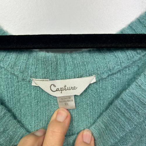 Capture Green Knit Sweater - Size Unknown