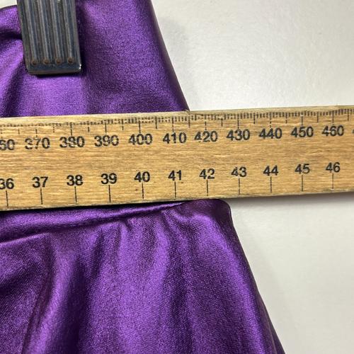 Unbranded Purple Satin Skater Skirt - Size 1XL