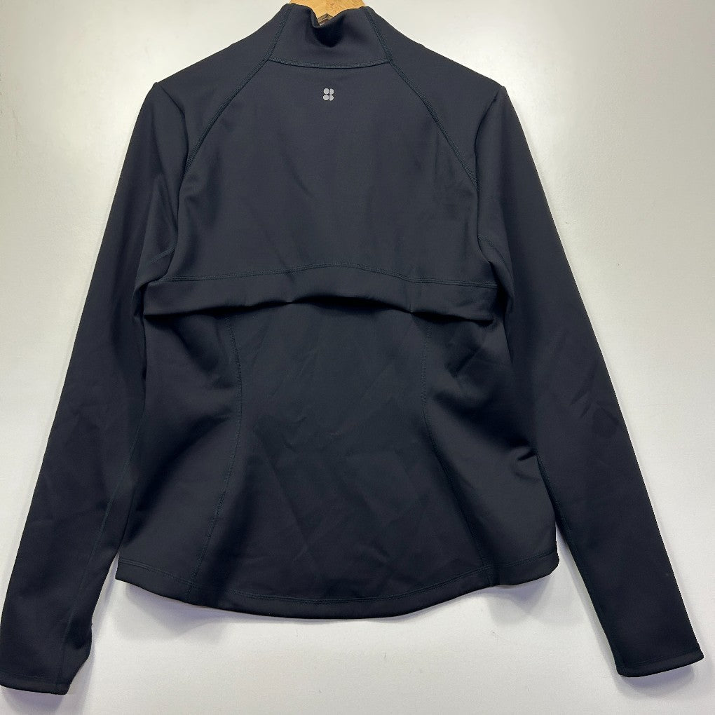 Black jacket back view