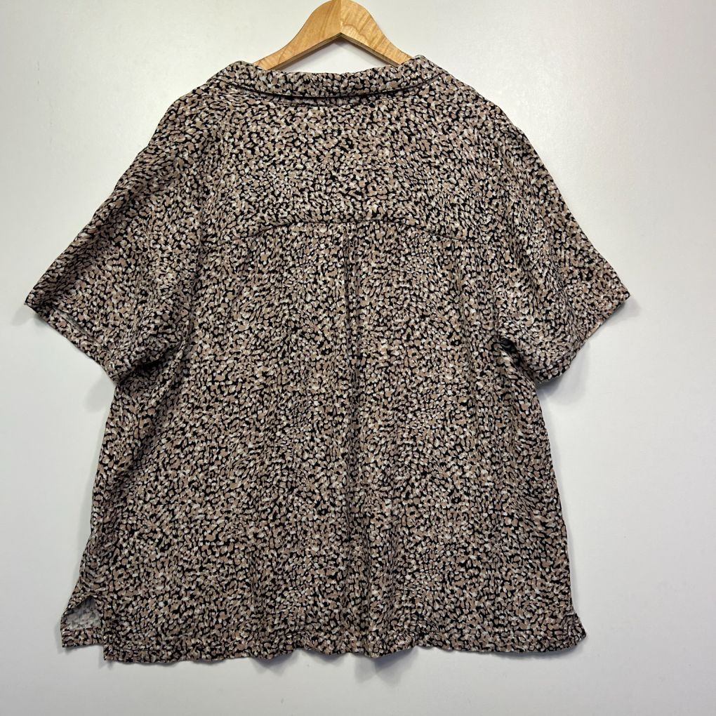 Grey speckled t-shirt dress front view
