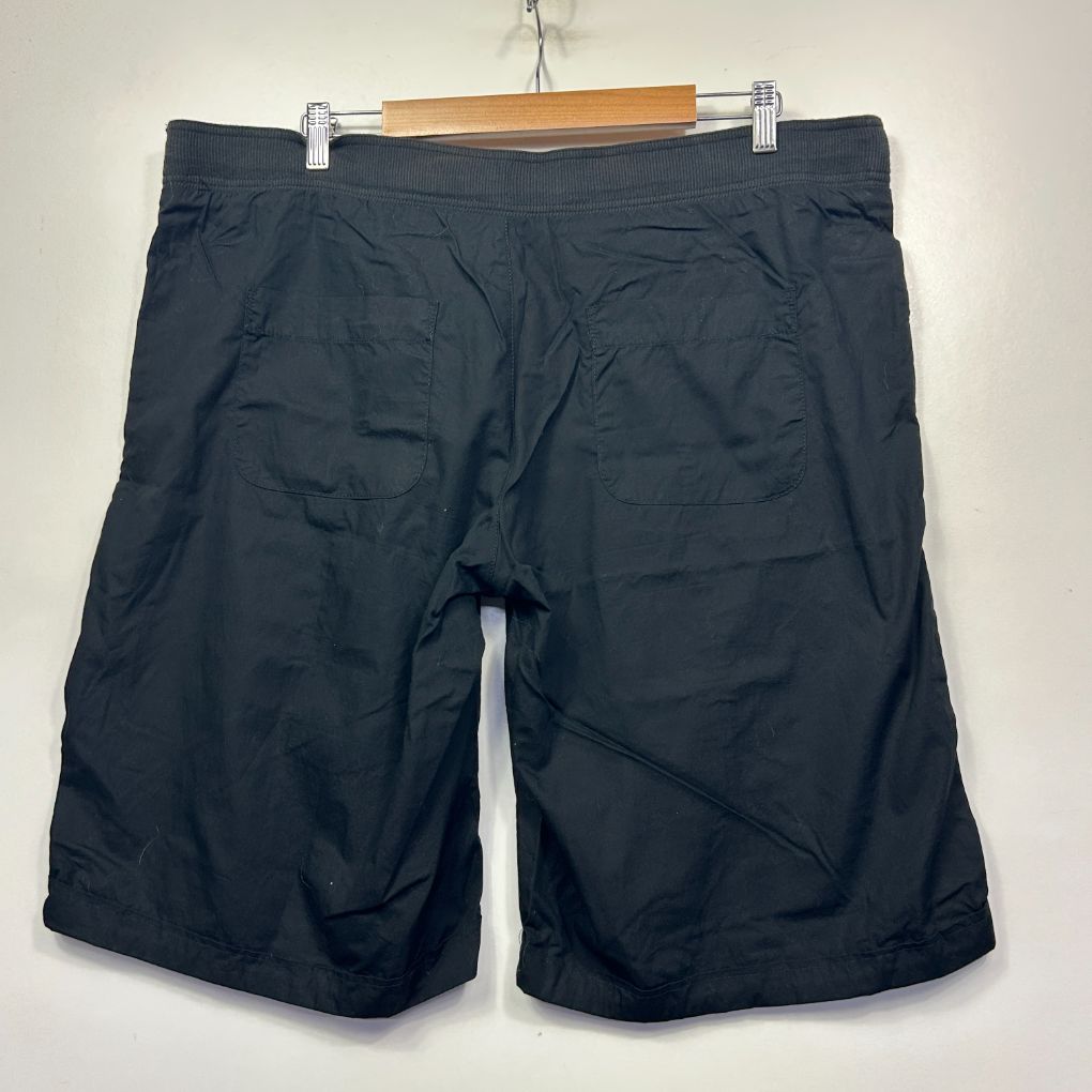 Navy shorts back view
