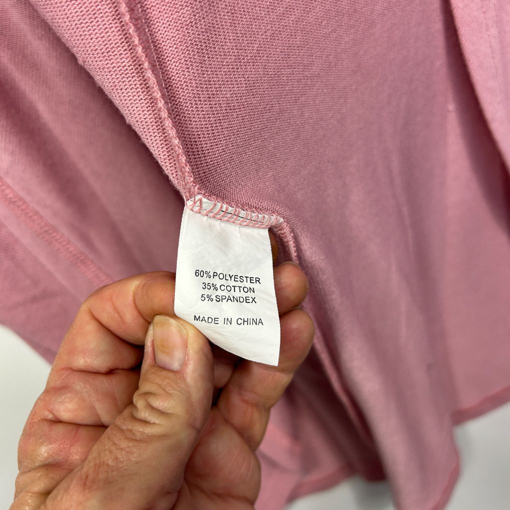 Pink top label detail view