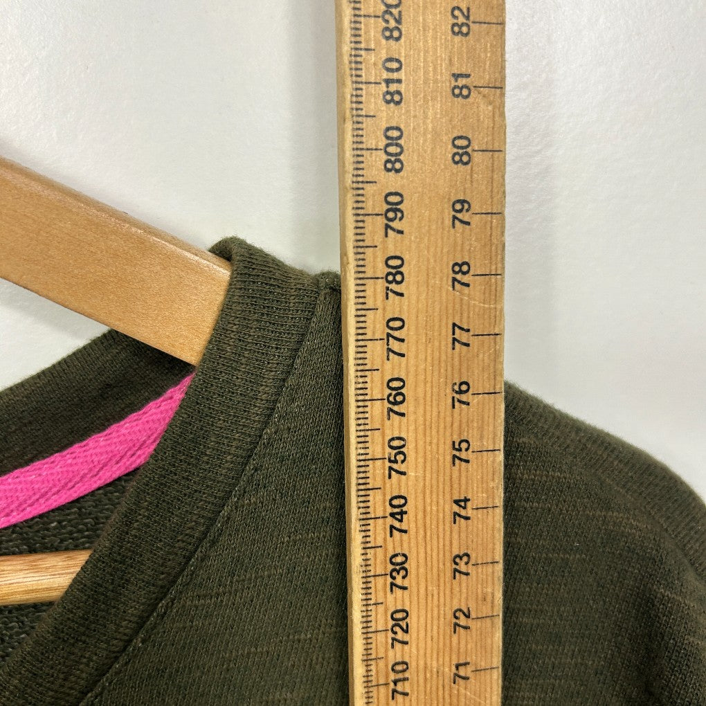 Virtuelle Khaki Graphic Sweatshirt - Size L