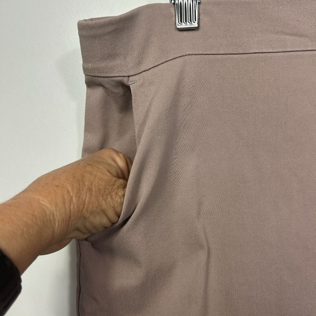 Beige shirt front detail view