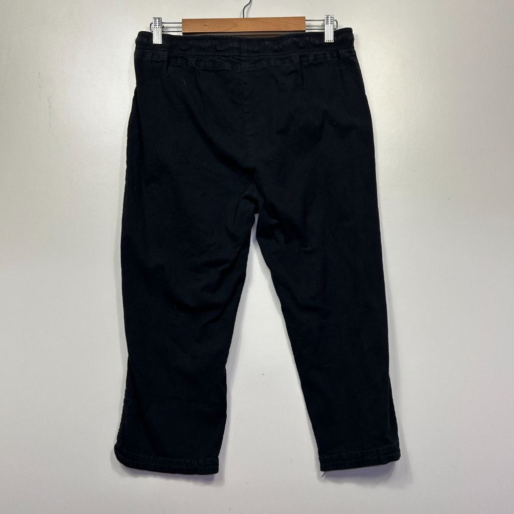 Black pants back view