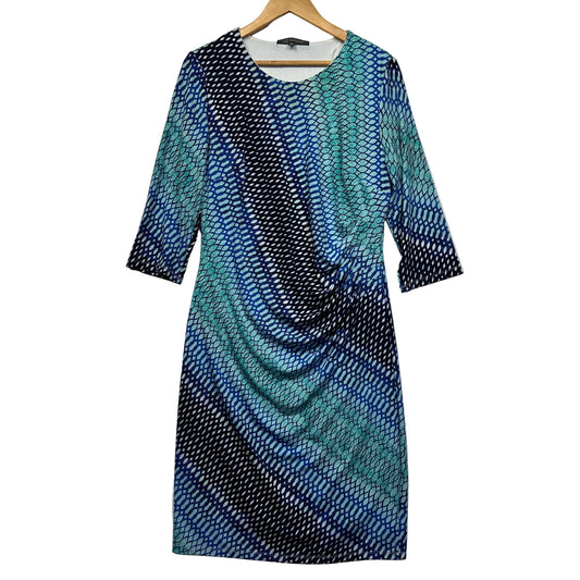 Multicoloured Geometric Dress - Size 18-20