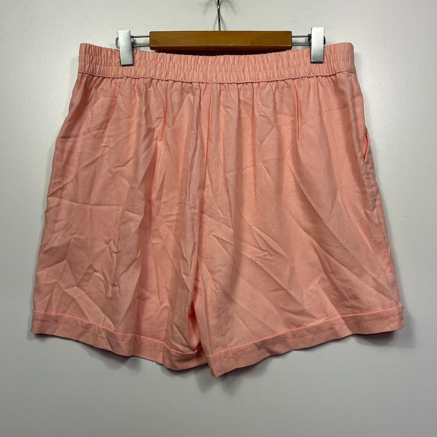 Pink shorts front view