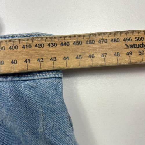 Lily Loves Light Blue Distressed Denim Shorts - Size 16