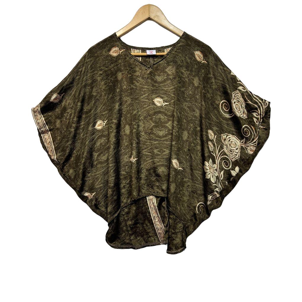 Amy & Ella Gold Silk Top - Size M/L