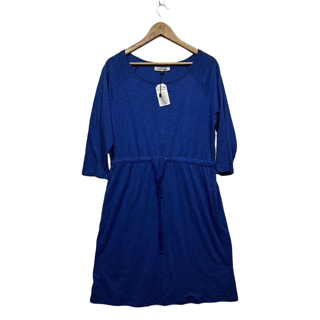 Angel Maternity Blue Cotton Dress - Size XL