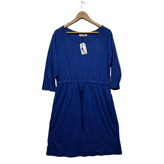 Angel Maternity Blue Cotton Dress - Size XL